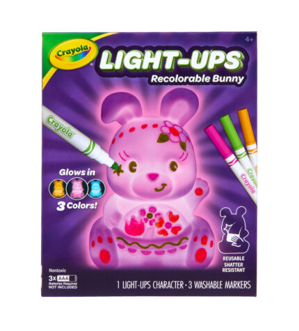 Crayola Light Ups Charac, Bunny,8Pk