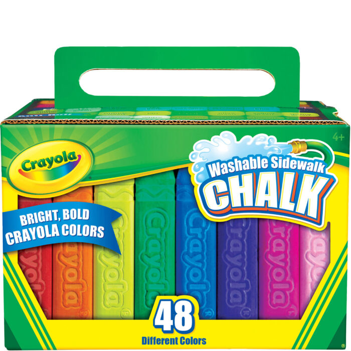 Crayola Cray 48Ct Sw Chalk W/Trop,Np,4Pk - Image 1