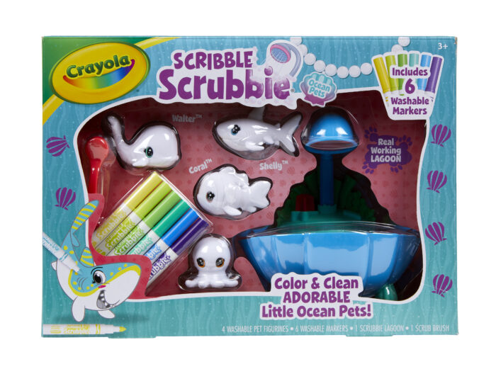 Crayola S/Scrubbie Ocean Pets,Lagoon Tub Set,4P - Image 1