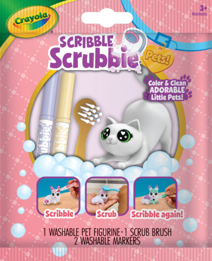 Crayola Scribble Scrubbie New Pets 1Ct,24Pk