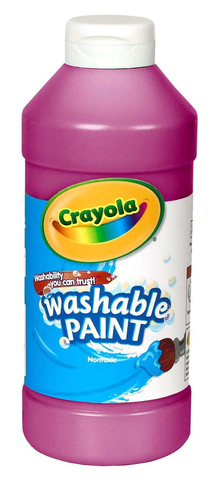 Crayola 16 Oz Washable Paint - Magenta - Image 1