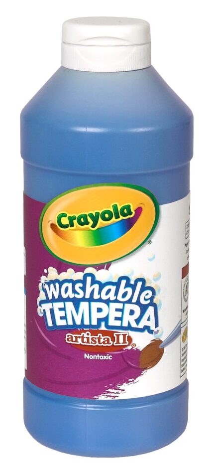 Crayola 16 Oz Artista Ii Washable Tempera Paint - Blue
