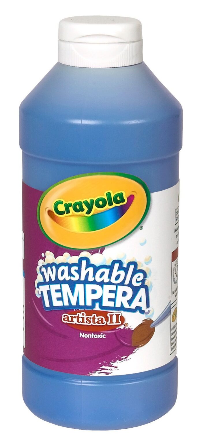 Crayola 16 Oz Artista Ii Washable Tempera Paint - Blue - Image 1