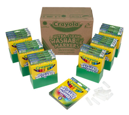 Crayola Clsspk,Mkr,Bl,Wh,8Clrs,192Ct