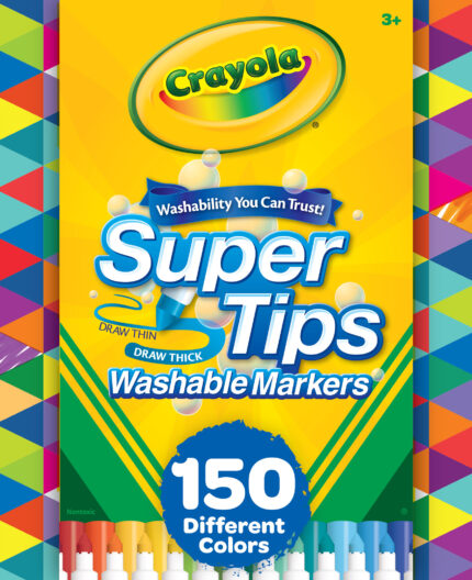 Crayola Mkr,150Ct Stips,Wh,6Pk (Tl/Vn)
