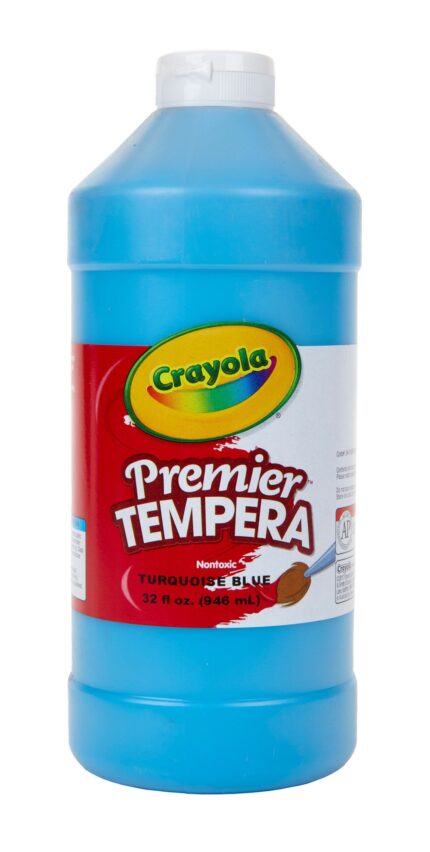 Crayola 32 Oz Premier Tempera Paint - Turquoise