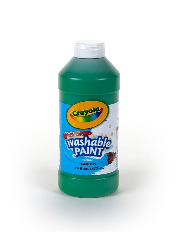 Crayola 16 Oz Washable Paint - Green - Image 1