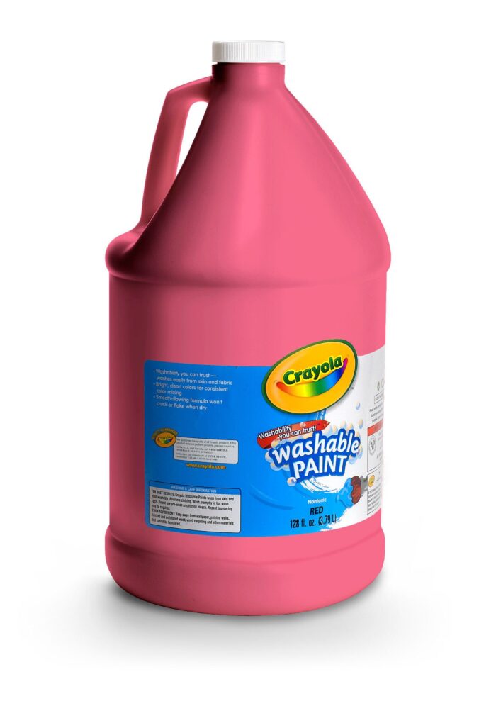 Crayola 128 Oz Washable Paint - Red - Image 1