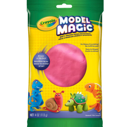 Crayola Model Magic,4Oz,Raspberry,12Pk