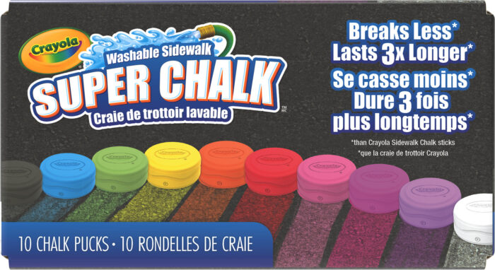 Crayola Super Chalk,10Ct,Wsh,6Pk - Image 1