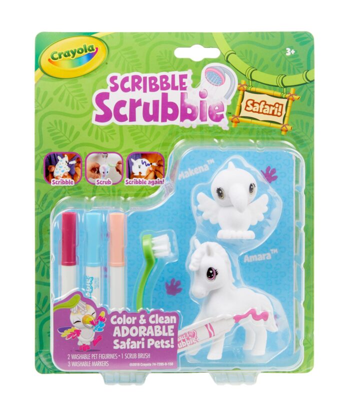 Crayola 2Ct S/Scrubbie Safari,Pack4,6Pk - Image 1