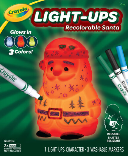 Crayola Light Ups Santa,8Pk