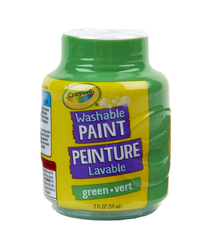 Crayola 2Oz Wh Paint Single,Green,S/Band,12Pk - Image 1