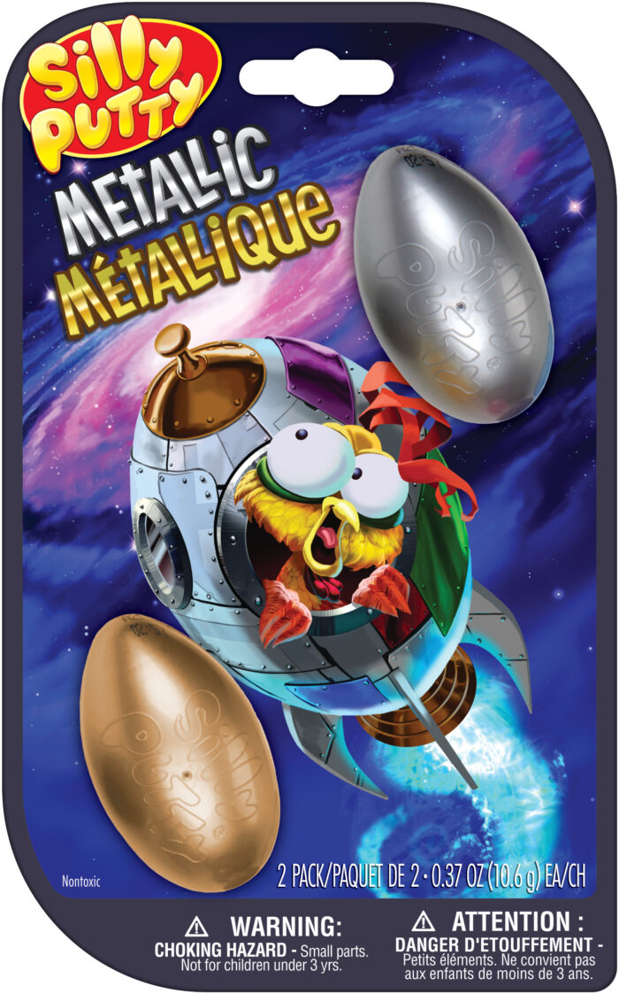Crayola Silly Putty,2Ct Metallic Eggs,12Pk - Image 1