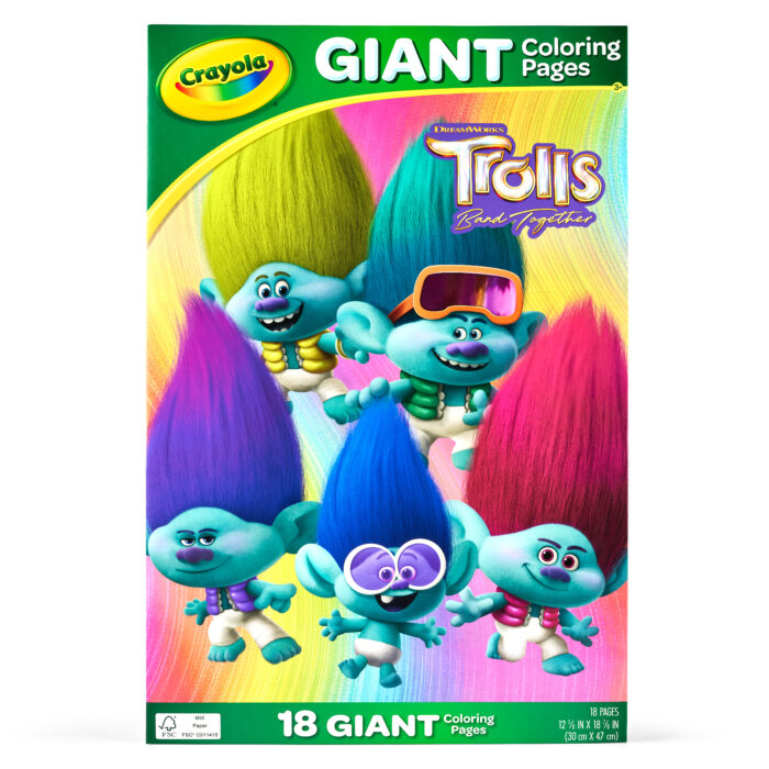 Crayola Gcp,Trolls 3,Foldalope,24Pk - Image 1
