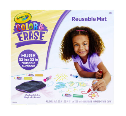 Crayola Mfc,Color/Erase Mat,6Pk