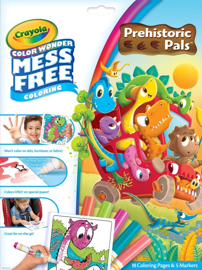 Crayola Cw,Pre-Historic Pals Foldalope,18Pk - Image 1
