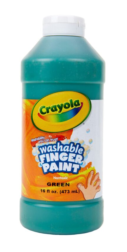 Crayola 16 Oz Washable Fingerpaint - Green