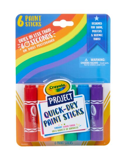 Crayola Cray Project Wash Paint Sticks,24Pk