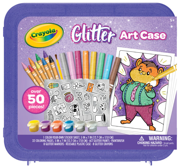 Crayola Glitter Art Case,4Pk - Image 1