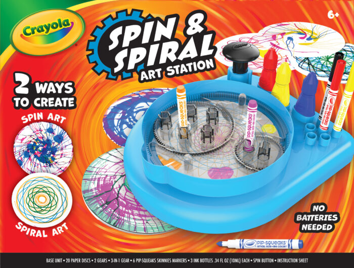 Crayola Spin N Spiral Art Station 2.0 ,6Pk - Image 1