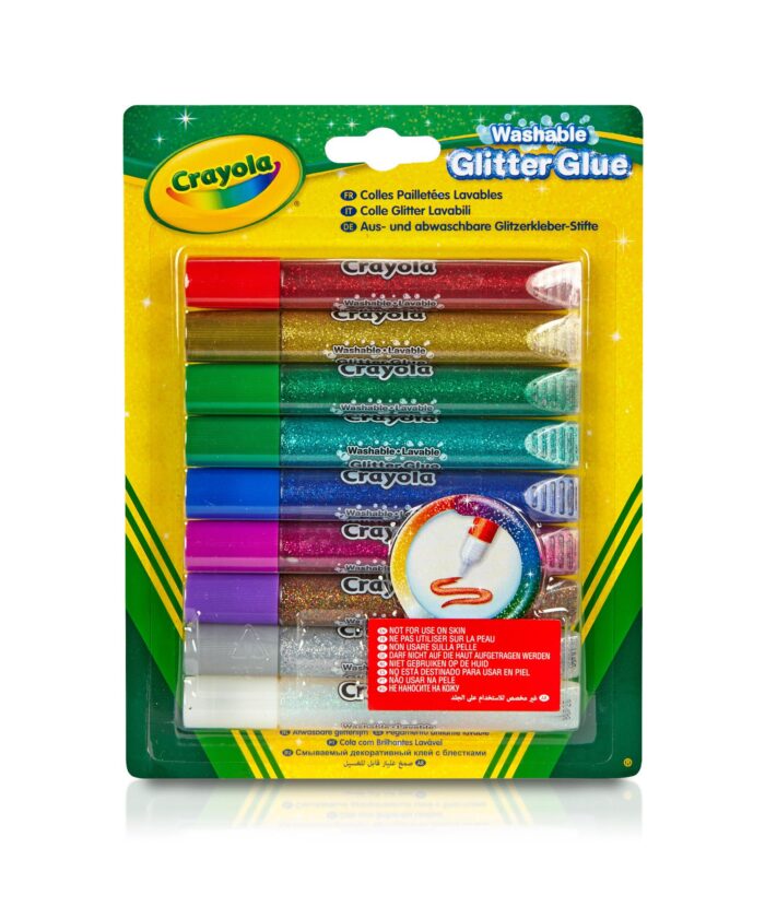 Crayola 9Ct Glit Glue Bold      97247 - Image 1