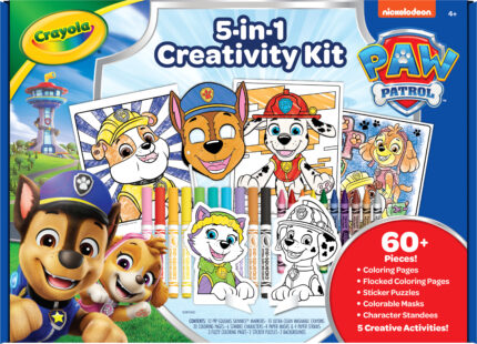 Crayola 5-In-1 Activity Kit,Paw Patrol,4Pk