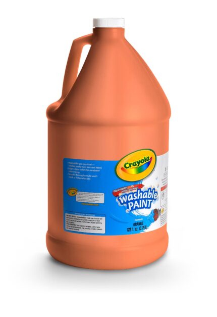 Crayola 128 Oz Washable Paint - Orange