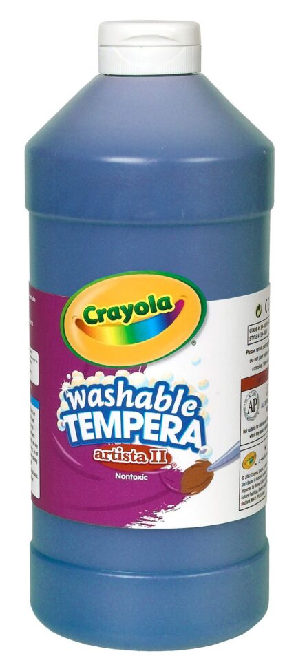 Crayola 32 Oz Artista Ii Washable Tempera Paint - Blue