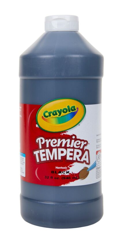 Crayola 32 Oz Premier Tempera Paint - Black