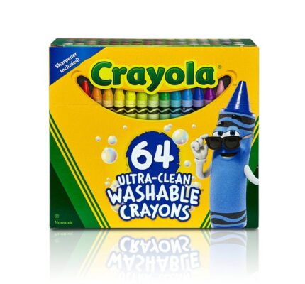 Crayola Cryn, 64Ct Wsh Ultra Clean 12Pk
