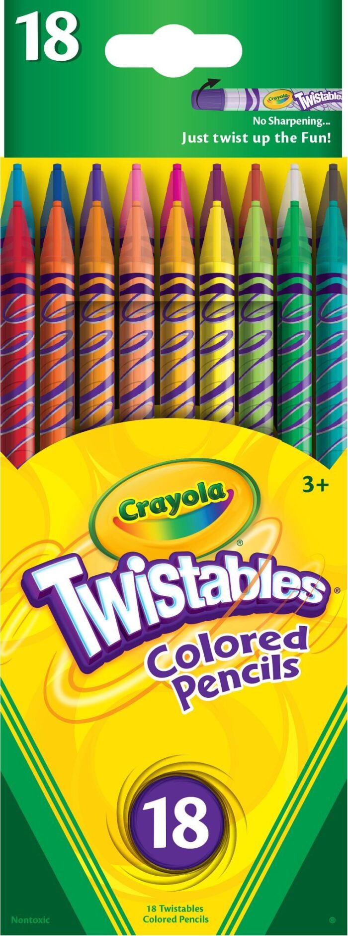 Crayola Twist Cld Pcls,18C/12Pk - Image 1