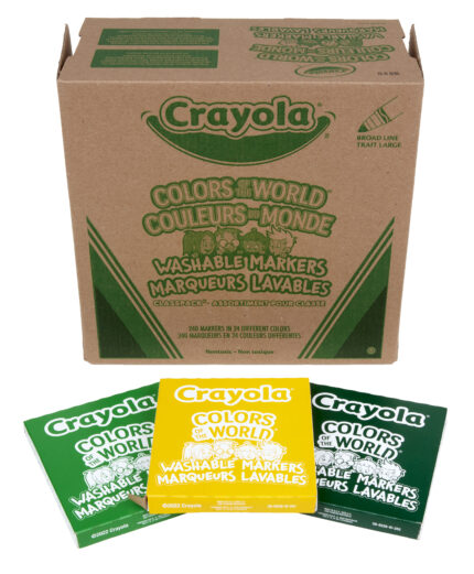 Crayola Classpk,Mkr,240Ct Bl Cotw,Wh,2L