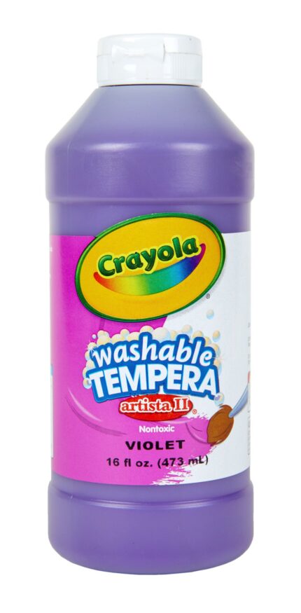 Crayola 16 Oz Artista Ii Washable Tempera Paint - Violet