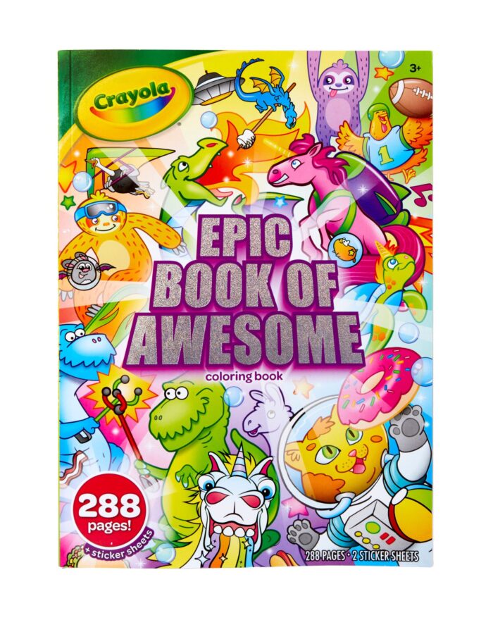 Crayola Clrgbk,288Pgs,Epic Adventure,24Pk - Image 1