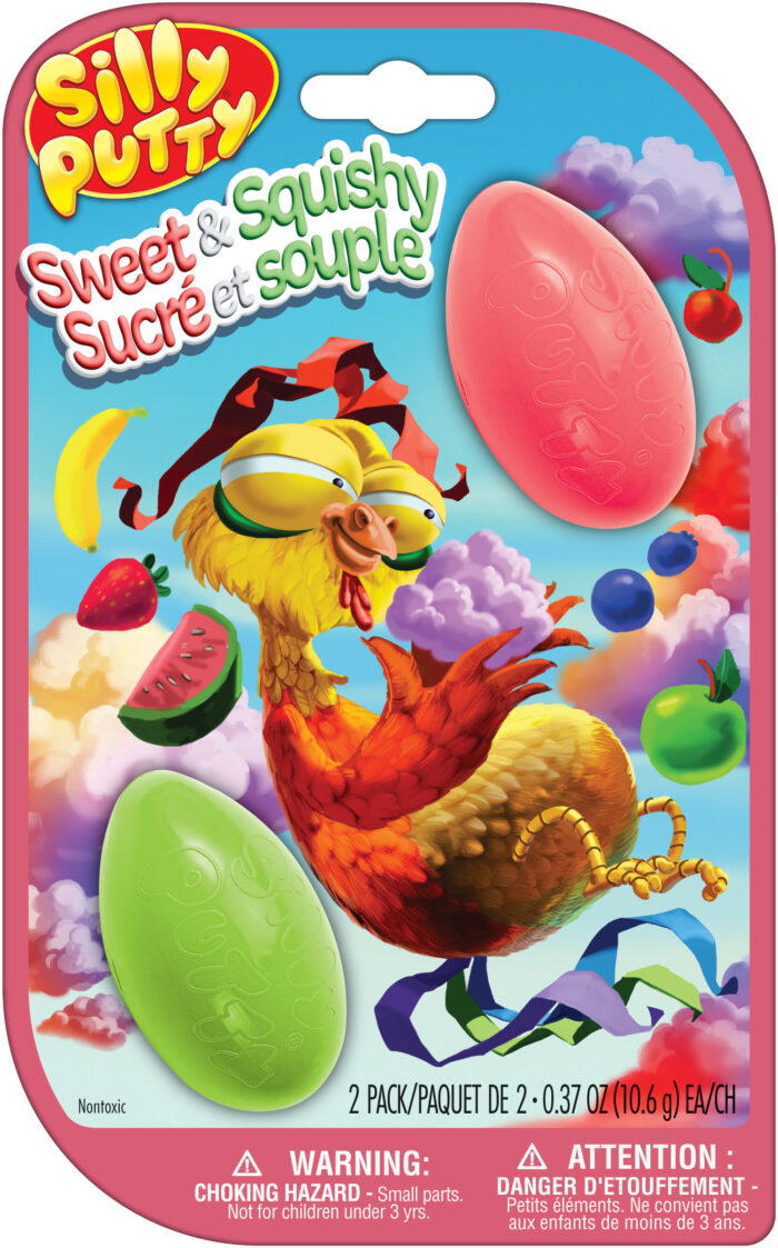 Crayola Silly Putty,2Ct Sweet/Squishy Eggs,12Pk - Image 1