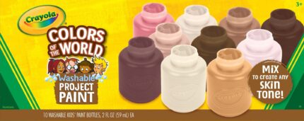 Crayola Cotw 10Ct/2Oz Wh Paint Set,6Pk