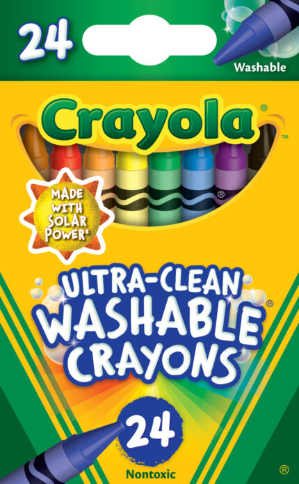 Crayola Cryn,24Ct Wsh Ultra Clean,48Pk