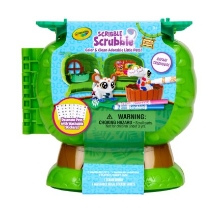 Crayola Scribble Scrubbie  Safari Treehouse,6P