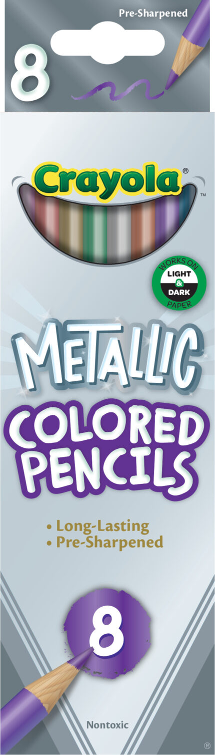 Crayola Pcl 8Ct Metallic/Fx     Nd9Cp