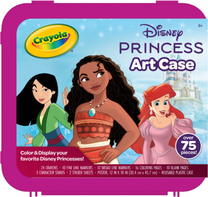 Crayola Princess Coloring Art Case,4Pk