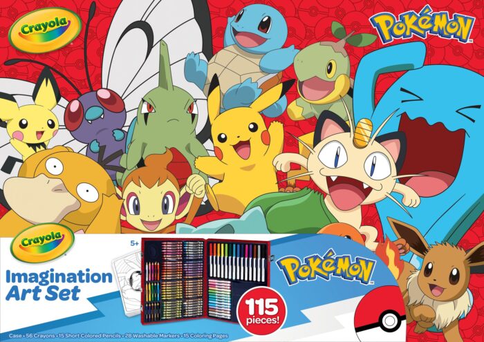 Crayola Imagination Art Set,Pokemon,4Pk - Image 1