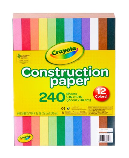 Crayola Ppr,Construction,240Ct/6Pk
