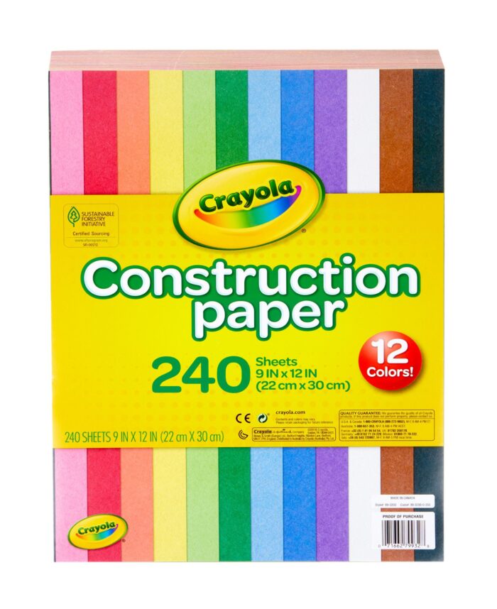 Crayola Ppr,Construction,240Ct/6Pk - Image 1