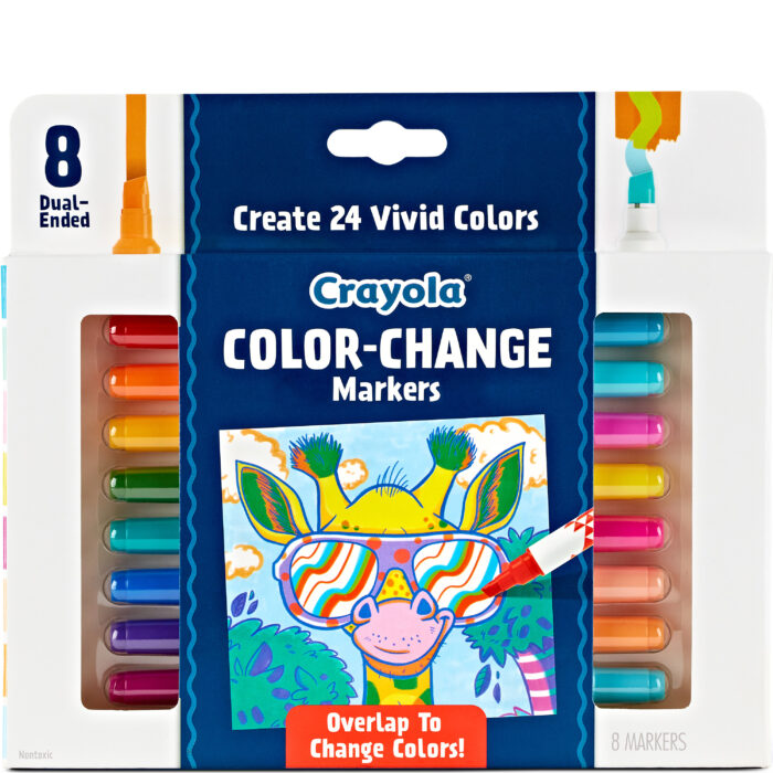 Crayola Mkr,8Ct Clr Change Dual Ended,24Pk - Image 1