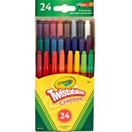 Crayola 24Ct Mini Twistable,12Pk