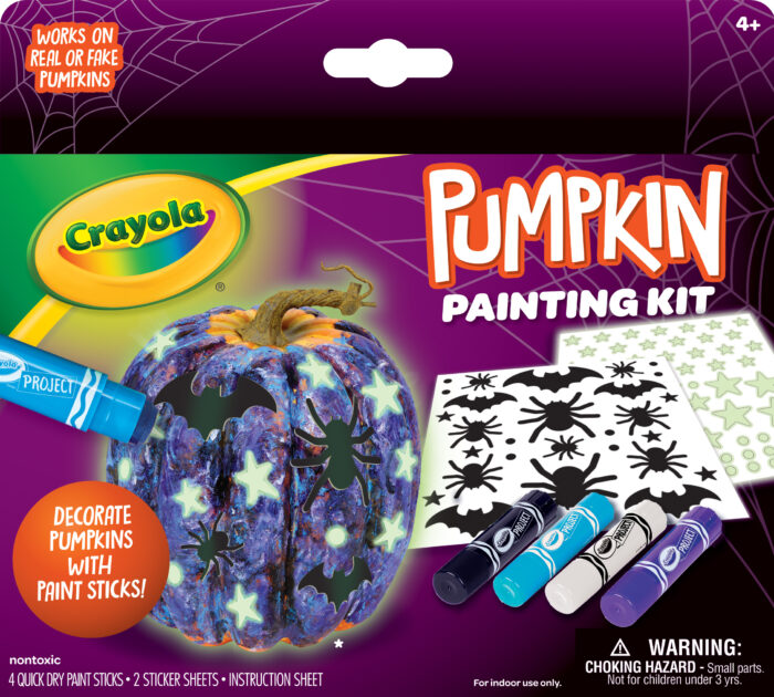 Crayola Hween Pnt Stck Pmpkn Dec.Kit,Galaxy,12Pk - Image 1