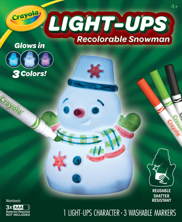 Crayola Light Ups Snowman,8Pk - Image 1