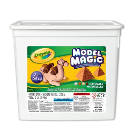 Crayola Mm,Naturals,8Oz,2Lb.Bucket,2Pk