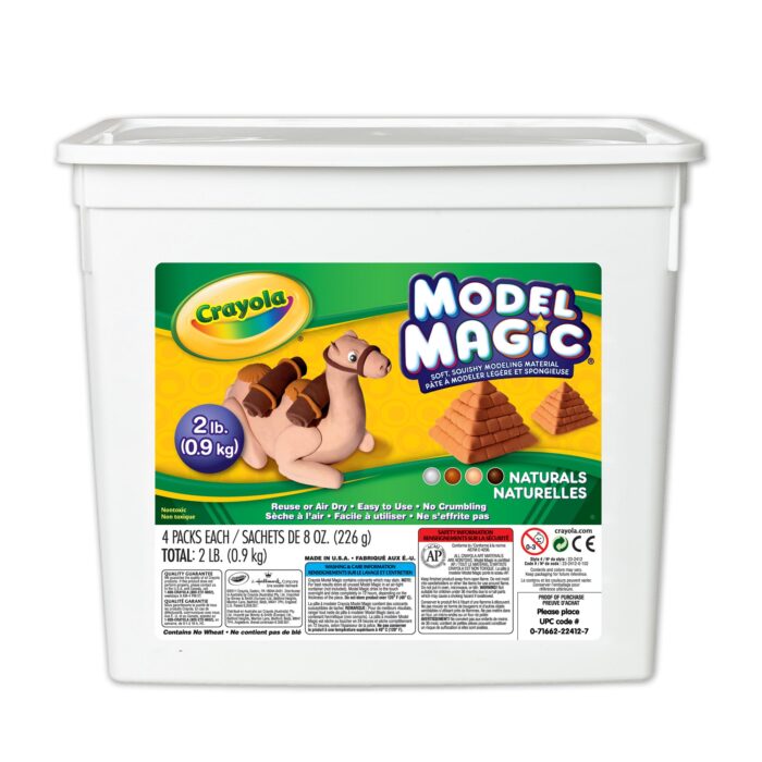 Crayola Mm,Naturals,8Oz,2Lb.Bucket,2Pk - Image 1